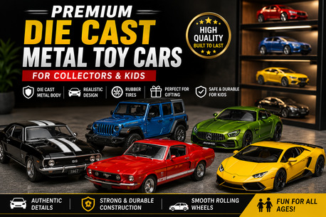 Mumbai, Baby & Kid Stuff, INR 2000,  Buy Premium Die Cast Metal Toy Cars For Collectors & Kids