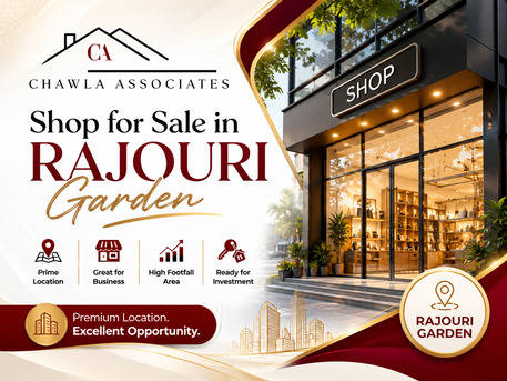 New Delhi, Shops, Shop For Sale In Rajouri Garden | Chawla Associates