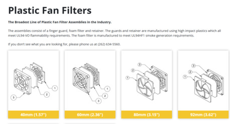 New York, Electronics, High-Performance Plastic Fan Filters | Dust Protection &ndash; GardTec