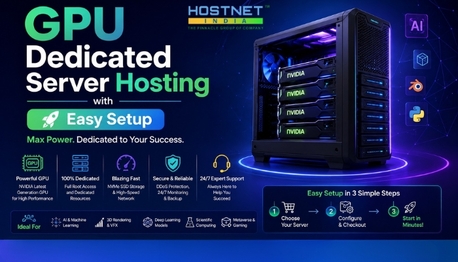 Mumbai, Technical, GPU Dedicated Server Hosting With Easy Setup