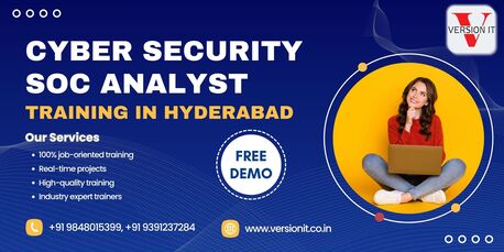 Hyderabad, Education, Cyber Security SOC Analyst Training In Hyderabad