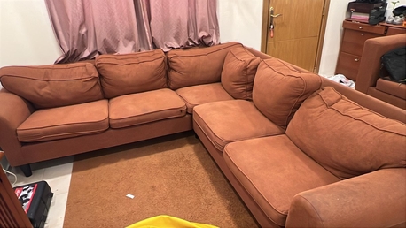 Manama, Furniture, BHD 25,  Sofa Set  L Shape 7 Seater  +2seater