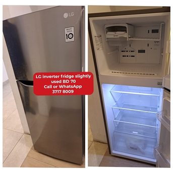 Manama, Air Conditioners, BHD 70,  🏕🏕LG Inverter Fridge In Good Condition For Sale With Delivery
