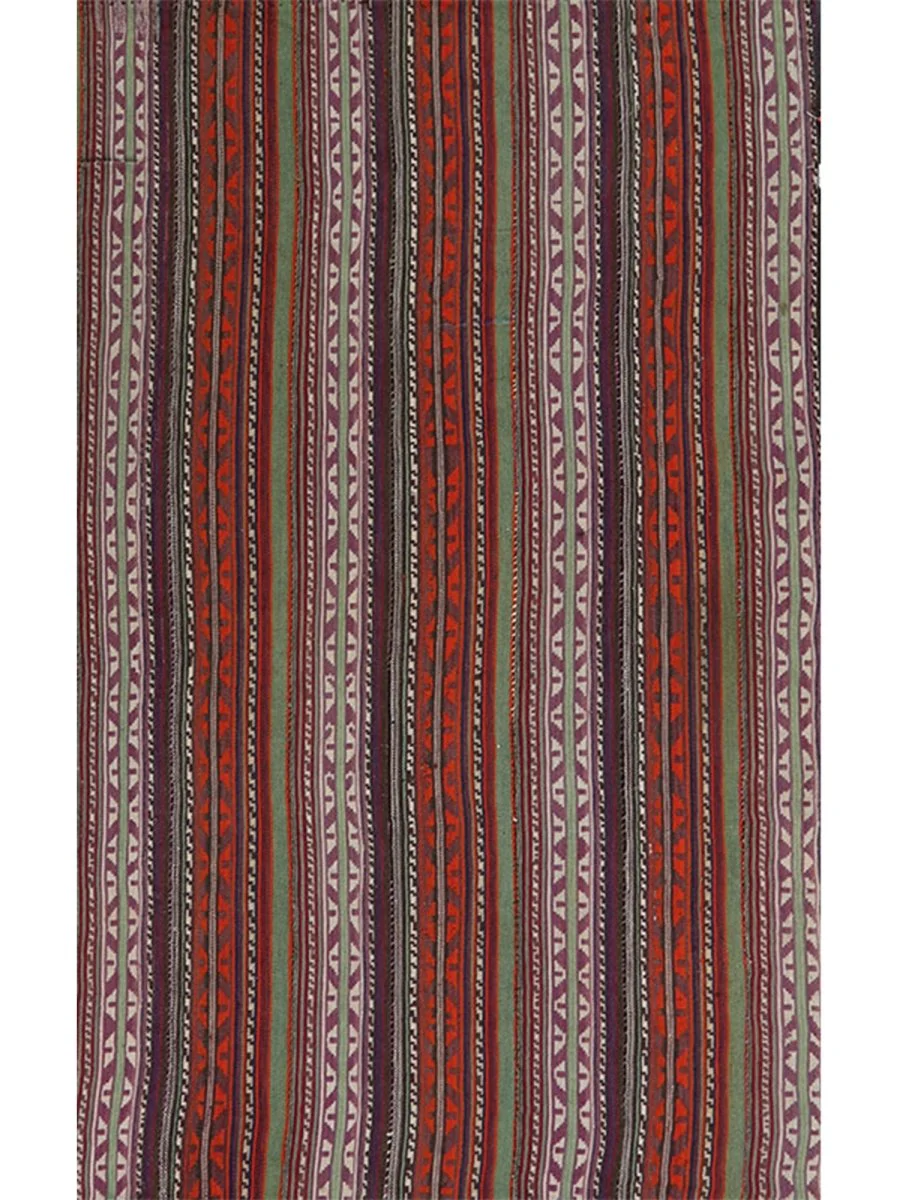 New York, Furniture, USD 540,  5x6 Orange Plum Antique Persian Kilim Rug
