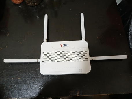 Hoora, Electronics, BHD 13,  BNET Fiber Wifi Router 4 Antenna Good Condition