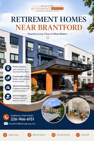 Toronto, General, Luxury Senior Living In Brantford | Modern Suites Available