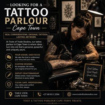 Cape Town, Fashion & Design, Looking For A Tattoo Parlour Cape Town Locals Recommend?