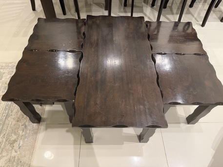 Rabigh, Furniture, SAR 300,  Serving Tables: 4 Small And 1 Large, High Quality And Sturdy Wood.