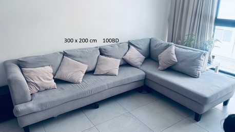 Manama, Furniture, BHD 85,  L Shap 6 Seater Sofa Set For Sale 85 BD 66300213