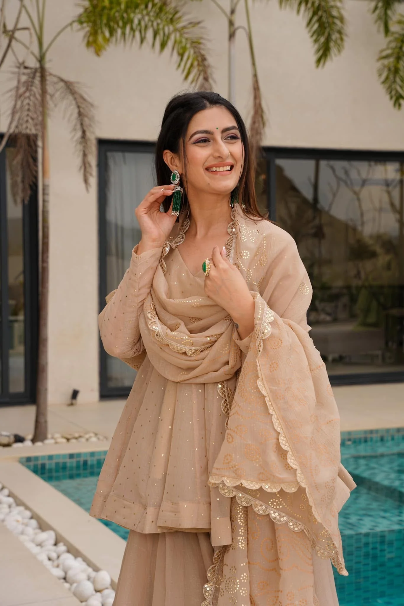 Jaipur, Clothing & Accessories, INR 6500,  Buy Golden Sand Elegant Kurta Set Online