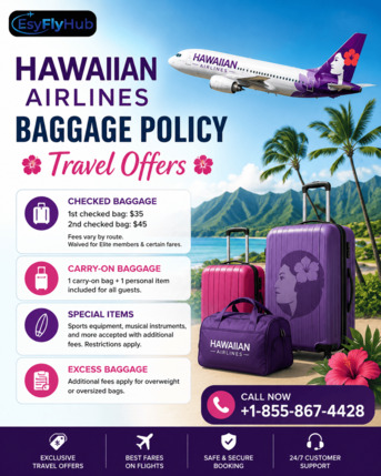 New York, Travel, Hawaiian Airlines Baggage Policy Travel Offers +1-855-867-4428