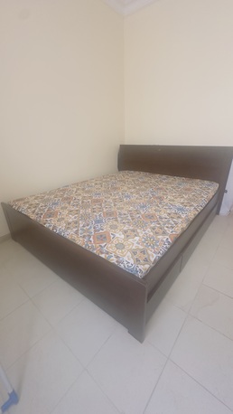 Khobar, Furniture, SAR 600,  King Size Bed With Two Side Tables
