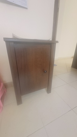 Khobar, Furniture, SAR 500,  Queen Size Bed With Mattress & Single Side Table