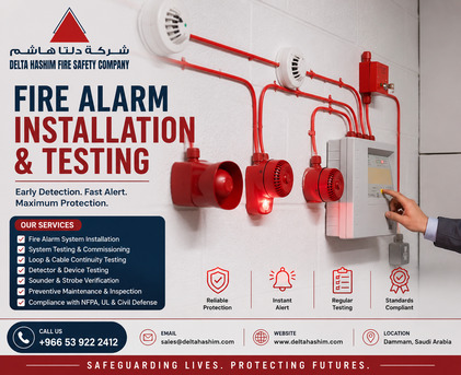 Dammam, Security, Fire Alarm Installation, Maintenance ,Fire Extinguisher, Fire Pump ,Dammam
