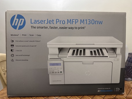 Dammam, Computers, SAR 600,  HP Laser Jet Pro MFP M130nw Wireless / Print / Scan / Copy Printer For Sale ONLY 600 SAR