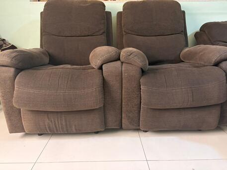 Manama, Furniture, BHD 100,  For Sale: Premium Recliner Sofas (Excellent Condition)