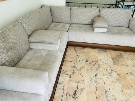 Jeddah, Furniture, SAR 850,  Comfy And Stylish L Shape Sofa Set - 7 Seater