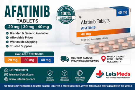 Taguig City, Health & Beauty Items, PHP 1,  Get Affordable Afatinib 40 Mg Prices In Manila, Makati, Cebu, And Davao