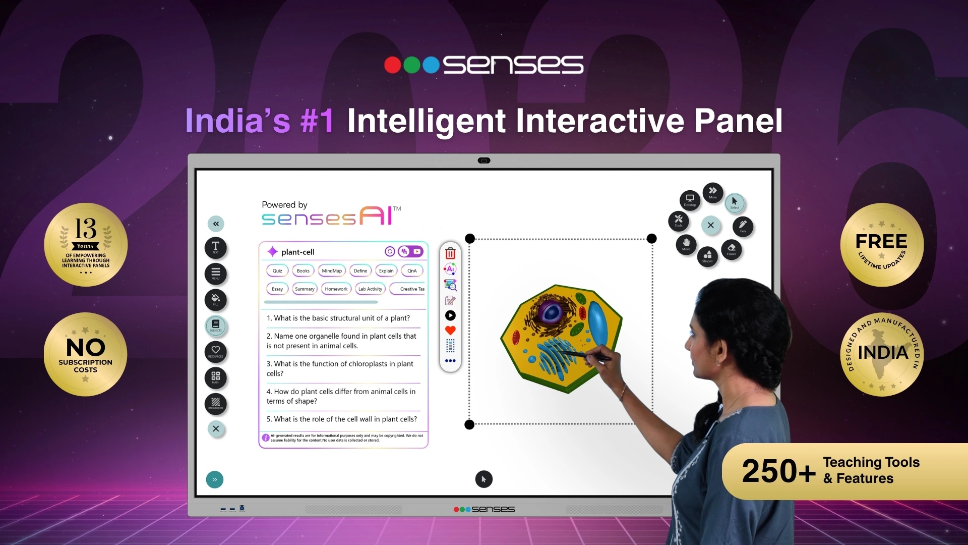 Pune, Business, Intelligent Interactive Panels For Educators | Senses Electronics