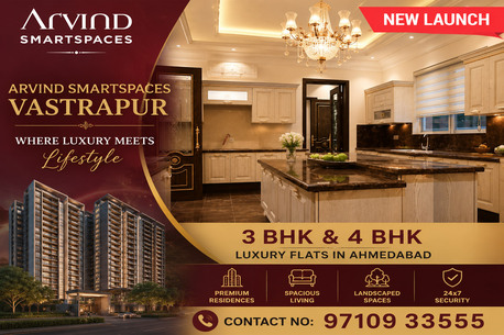 Ahmedabad, Real Estate For Sale, INR 31600000,  3 BR,  1352 Sq. Feet,  Arvind Smartspaces Vastrapur Connectivity, Schools And Nearby Facilities