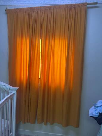 Jubail, Household Items, SAR 50,  Window Curtains ( 1 Pair ) With Rod( 1no