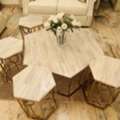SAR 750,  Gorgeous Marble Coffee Table And 4 Side Tables