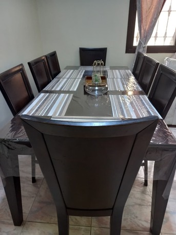 Al Khobar Al Shamalia, Furniture, SAR 850,  Large Dinning Table With 8 Chairs