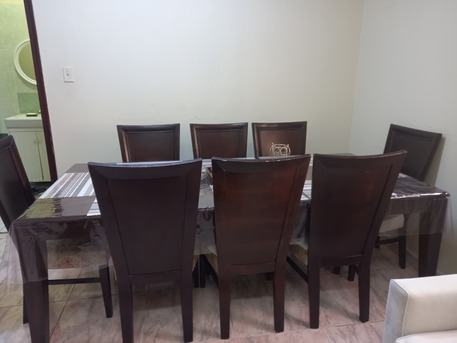 Al Khobar Al Shamalia, Furniture, SAR 850,  Large Dinning Table With 8 Chairs