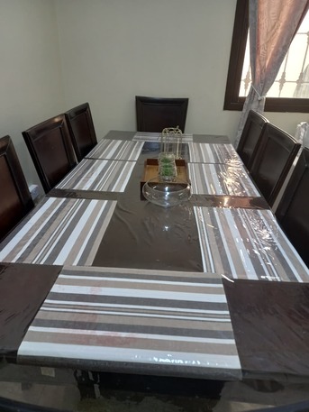 Al Khobar Al Shamalia, Furniture, SAR 850,  Large Dinning Table With 8 Chairs