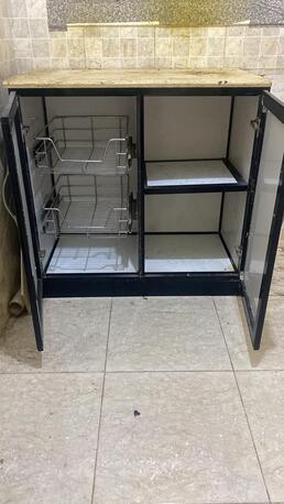 Al Nazlah Al Yamaniyah, Furniture, SAR 120,  Single Bed With New Mattress/Small Kitchen Cabinet