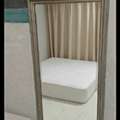 SAR 100,  Large Floor Mirror - Dark Gold Wooden Frame