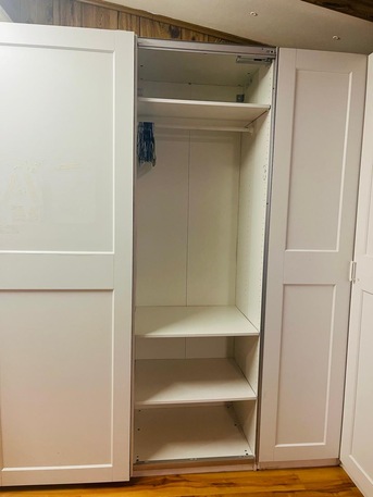 Jeddah, Furniture, SAR 1500,  IKEA Pax/grimo Sliding Wardrobe 150x66x236 IKEA Pax/grimo Corner Wardrobe 110x110x236  Bot
