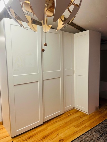 Jeddah, Furniture, SAR 1500,  IKEA Pax/grimo Sliding Wardrobe 150x66x236 IKEA Pax/grimo Corner Wardrobe 110x110x236  Bot