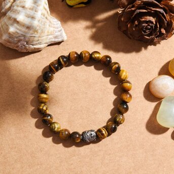 Mumbai, Jewelry, INR 999,  Buy Tiger Eye Bracelet For Confidence, Focus & Positive Energy
