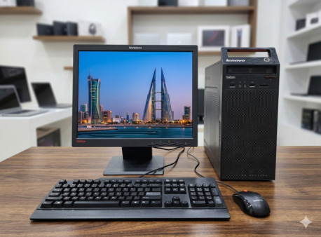 Manama, Computers, BHD 33,  Lenovo Core I3 Computer Set With Lenovo Monitor 4GB RAM 256GB HDD (Ready To Use OS 10 Pro)