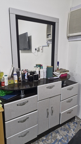 Olaya, Appliances, SAR 700,  King Size Bed With Dressing Table, Side Stool, Cabinet And Semi Auto Washing Machine.