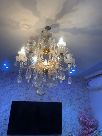 Al Olaya, Household Items, SAR 500,  ✨ Luxury Crystal Chandelier / Decorative Ceiling Light For Sale &ndash; Excellent Condition ✨