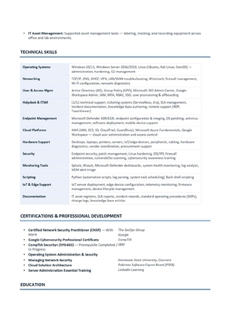 Riyadh, Job Seekers, IT Support Specialist | Helpdesk Support | System Administration | Cybersecurity