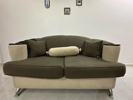 Jeddah, Furniture, SAR 400,  Sofa Set 8 Seater With Extra Cushions And Rest Sold As Is