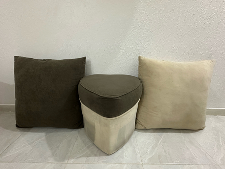Jeddah, Furniture, SAR 400,  Sofa Set 8 Seater With Extra Cushions And Rest Sold As Is