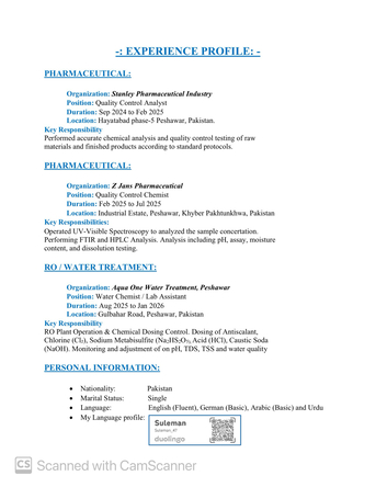 Riyadh, Job Seekers, QC Analyst,QC Chemist,laboratory Testing,Documentation
