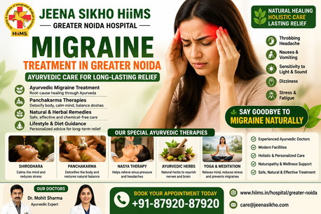 Greater Noida, Health, Natural Migraine Treatment In Greater Noida