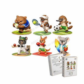 Sydney, Baby & Kid Stuff, AUD 79,  Aussie Animals Wooden Puzzle