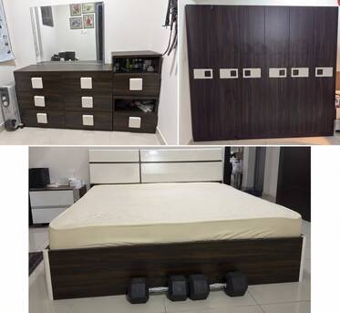 Manama, Furniture, BHD 100,  Household Items For Sale - Bed Room Set, Fridge, Sofa, Dining Table, Study Table,