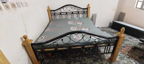 Al Wizarat, Furniture, SAR 100,  King-size Bed With Mattress Available For 100 SAR.