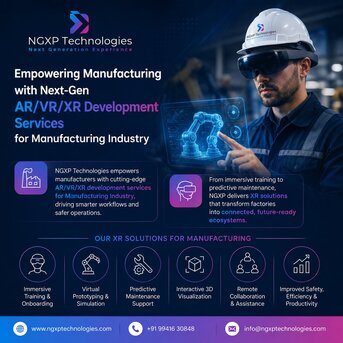 Kerala, Software Development, Immersive AR/VR/XR Manufacturing Solutions | NGXP Tech