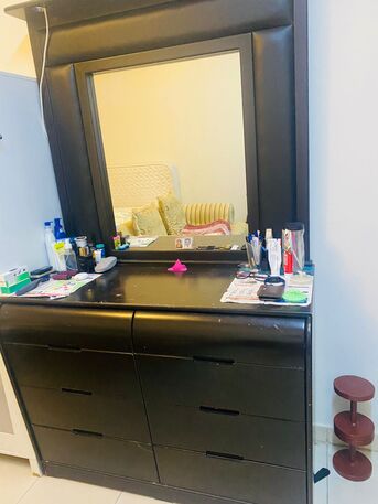 Khobar, Furniture, SAR 1700,  SOFA BED WITH MATRESS SIDE TABLE WARDROBE DRESSING TABLE