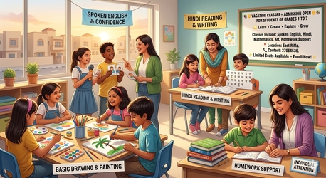 East Riffa, Education, 📚🌞 VACATION CLASSES &ndash; ADMISSION OPEN 🌞📚