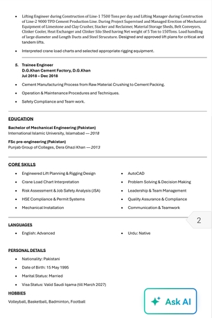 Jubail, Job Seekers, Rigging Supervisor / Rigger-1