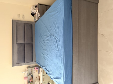 Jubail, Furniture, SAR 800,  Bed With Mattress And Wardrobe